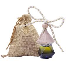 Car Perfume Hanging Pod | Long-Lasting Car Air Freshener | Lavender & Lemon Fragrance | Customizable with Logo & Packaging